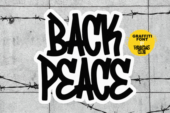 Back Peace: A Bold Display Font That Elevates Real Business Branding