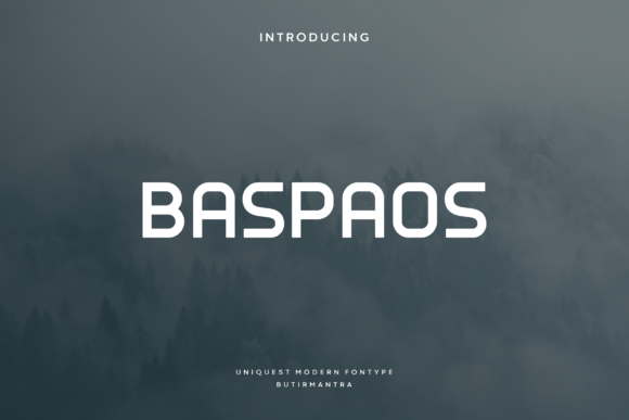 Baspaos: A Display Font That Elevates Your Brand