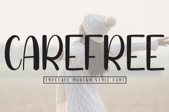 Carefree: A Sweet Handwritten Display Font for Digital Charm