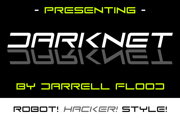 Darknet: A Futuristic Display Font for Standout Branding