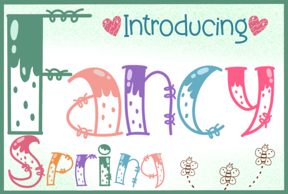 Fancy Spring: A Playful Display Font for Handmade Charm