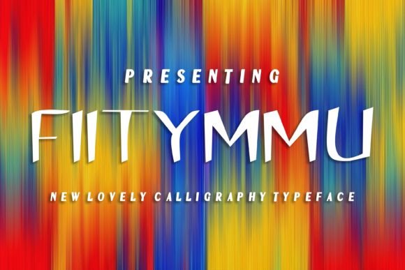 Fiitymmu Display Font for Handmade Labels & Printables