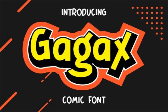 Gagax: A Playful Display Font for Editorial Personality