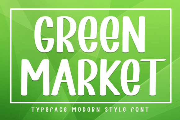 Green Market Handwritten Font for Crafters & Sellers
