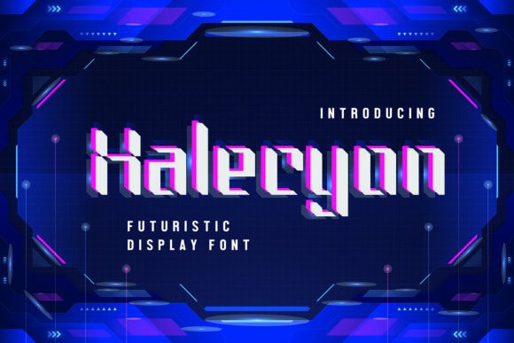 Halecyon Display Font for Small Business Branding