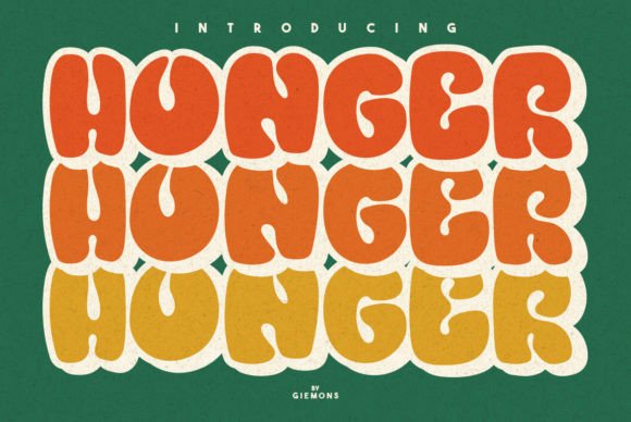 Honger: A Bold Display Font That Makes Your Brand Unforgettable
