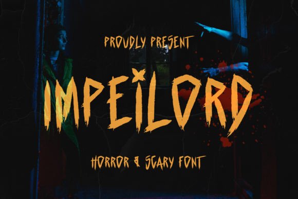 Impeilord: A Horror Display Font That Commands Attention