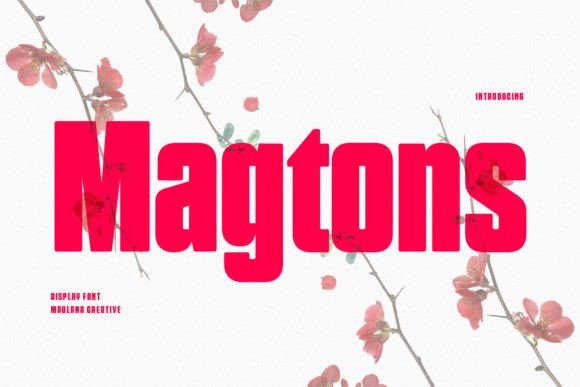 Magtons: A Display Font That Elevates Small Business Branding