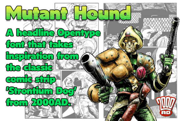 Mutant Hound: A Display Font That Makes Your Brand Pop