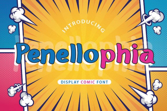 Penellophia: A Playful Display Font for Expressive Branding