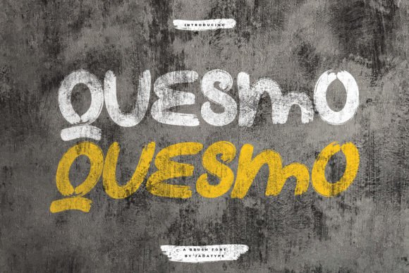 Quesmo: A Bold Display Font That Cuts Through the Feed