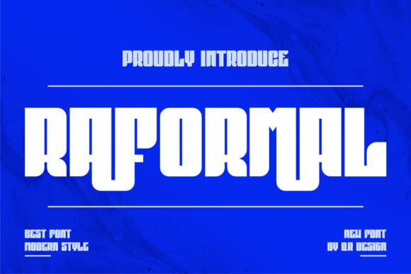 Raformal: A Display Font with Quiet Confidence