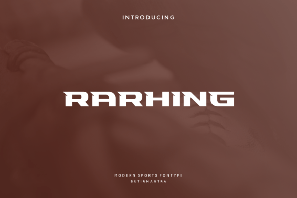 Rarhing: A Display Font That Breathes Quiet Confidence
