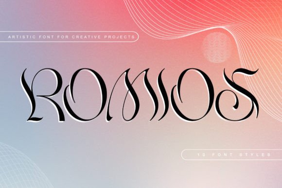 Romios: A Wavy Display Font for Fluid Digital Identity