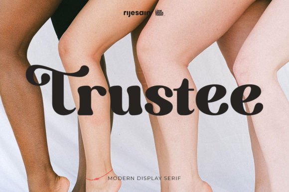 Trustee: A Display Font That Bridges Modern Clarity and Quiet Nostalgia