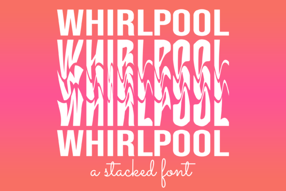 Whirlpool: A Playful Display Font That Elevates Digital Headlines