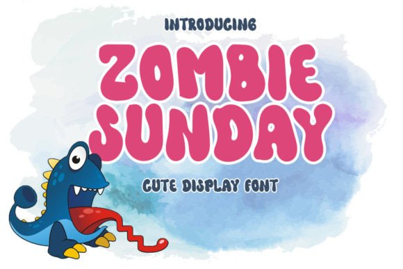 Zombie Sunday: A Display Font That Delivers Joy—Not Gloom